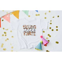 young wild and three shirt, mini me shirt, girl shirt, 3rd birthday shirt, third birthday shirt, leopard tee, trendy shi