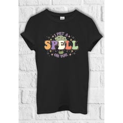 halloween i put spell on you t shirt hoodie sweatshirt baseball pullover shopper bag make up bag men women unisex baggy
