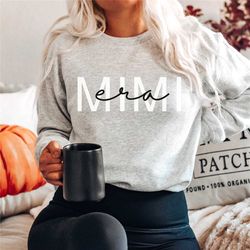 personalized mimi sweatshirt, mimi est sweatshirt, new grandma gift, mimi established, pregnancy announcement gift, moth