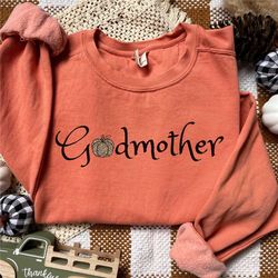 aunt godmother sweatshirt, funny godparent shirt gift, aunt gift, new aunt gift, auntie gifts, godmother proposal