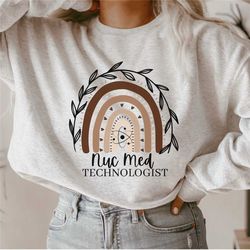 nuclear medicine technologist shirt nuc med tech cnmt sweatshirt nuclear medicine radiologist gift crewneck sweatshirt