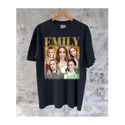 vintage emily blunt t-shirts, emily blunt shirt, emily blunt tees, emily blunt merch, couples t-shirt, actress t-shirt,