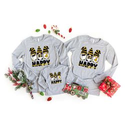 gnome happy new year 2022 shirt, family new year shirts, christmas party tee, new year gift, family matching shirt, gnom