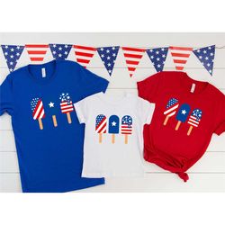 ice cream matching shirt, 4th of july family matching shirt, patriotic shirts, 4th of july family matching, independence
