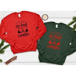 the best memories are made around the campfire, camping shirt, campfire shirt, christmas shirt for family, christmas swe