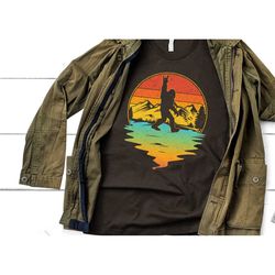 bigfoot metallica, big foot sunset, camping shirt, adventure shirts, camping sweatshirt, camping, outdoor shirts