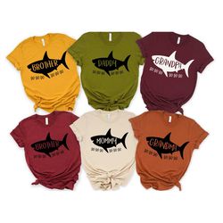 birthday shark, shark family, daddy shark, mommy shark, grandma shark, grandpa shark