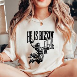 he is rizen t-shirt, he is rizen funny easter shirt, he is rizzen jesus shirt, funny easter shirt, easter gift, easter d