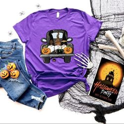 halloween truck shirt, funny halloween shirt, halloween gnome shirt, happy halloween