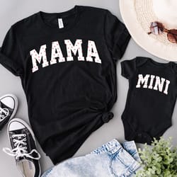 mama and mini valentines day set, valentine's mommy and me shirt set, cute mom gift