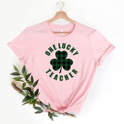 lucky tee,one lucky teacher shirt, st. patrick's day teacher shirt