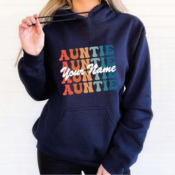 personalized aunt sweatshirt, gift for aunt, women's sweater, birthday gift aunt, sister sweatshirt, mama hoodie, funny