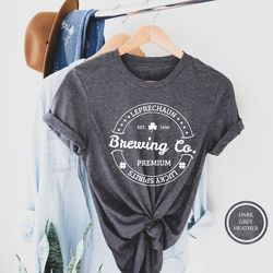 leprechaun brewing co shirt, retro st patricks day gift, vintage irish shirt, lucky spirits shirt, st patty day shirt