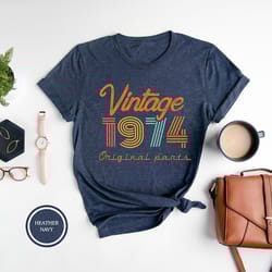 vintage 1974 shirt, 50th birthday tshirt, vintage 1974 birthday shirt, 50th birthday gift for men, 50th birthday gift fo