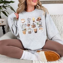 coffee lover sweatshirt, coffee lover, gift for coffee, cute coffee sweatshirt, coffee crewneck, coffee, coffee gift