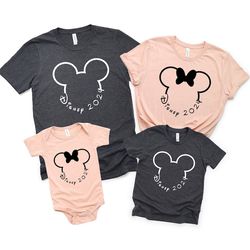 disney family vacation 2024 shirt, matching disney trip shirt, mickey minnie couple shirt, disneyland shirt