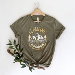 glamping shirt, camping t-shirt, road trip shirt, adventure gift,camping shirt,camper shirt, hiking shirt