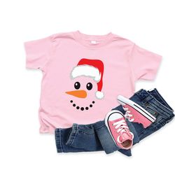 snowman shirt, snowman kids shirt, toddler christmas shirt, snowman shirt, snowman face shirt, winter shirt
