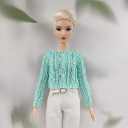 Barbie clothes dendy sweater 4 COLORS