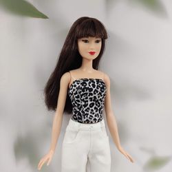 Barbie doll clothes leopard top