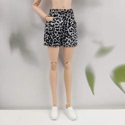 Barbie doll clothes leopard shorts