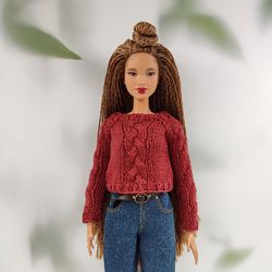 Barbie sweater braid 6 COLORS