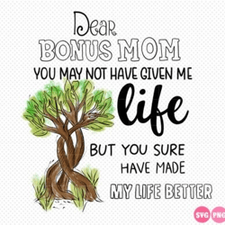dear bonus mom you may not have given me