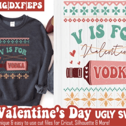 v is for vodka svg