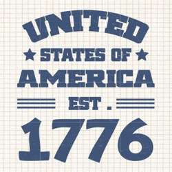 united states of america est. 1776