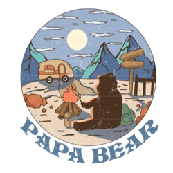 dad the man the myth the camping legend png sublimation