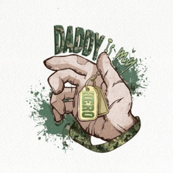 daddy is my hero sublimation