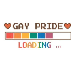 gay pride loading sublimation