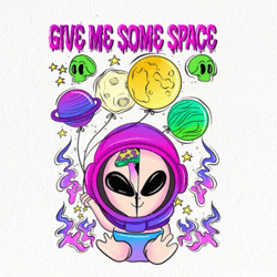 give me some space sublimation design