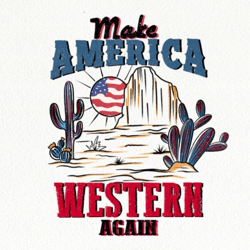 make america western again png sublimation