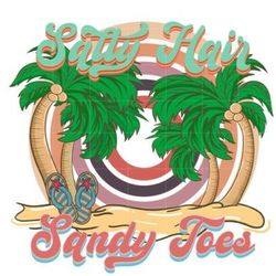 salty hair sandy toes sublimation