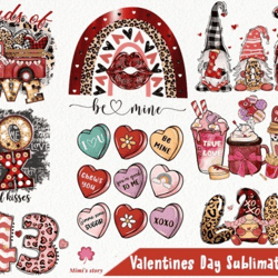 valentines gnomes sublimation
