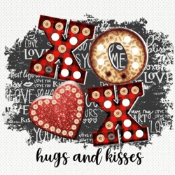 xoxo hugs and kisses sublimation