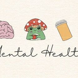 mental health with flower png