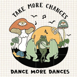 take more chances dance ...retro frog