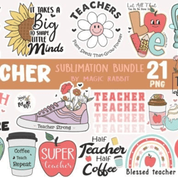 teacher sublimation bundle