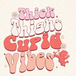 thick thighs cupid vibes valentines png
