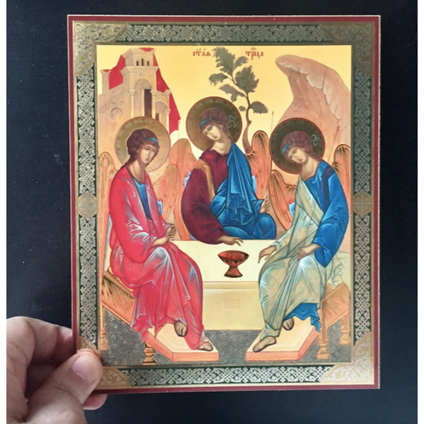 The Holy Trinity by Andrei Rublev