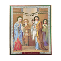 Presentation of Jesus, Candlemas | Chandeleur - Candelaria - Darstellung | Lithography print |  Size: 4x4.7"