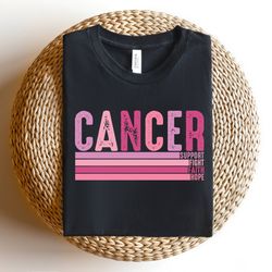 support fight faith hope shirt, cancer awareness, cancer family support shirt, pink ribbon shirt, cancer fighter shirt,