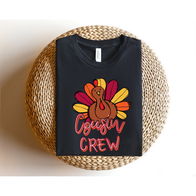 Thanksgiving Cousin Crew Shirt, Turkey Shirt, Thanksgiving Family Matching Shirt, Thanksgiving Turkey Shirt, Cousin Matching Shirt.jpg