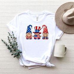 4th of july gnome shirt, 4th of july shirt,patriotic shirt, independence day shirt, 4th of july gift, independence day g