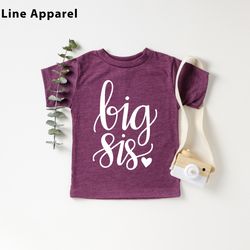 big sister shirt,big sis shirt, big sis, big sister tee, pregnancy announcement, baby announcement,big sister toddler sh