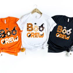 boo crew shirt, halloween shirts, the boo crew shirt, gift for halloween, matching family halloween shirts,halloween fam