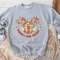 Groovy And Bright Sweatshirt, Christmas Sweatshirts, Christmas Vibes Sweatshirt, Cute Disco Ball Reindeer Sweatshirt, Xmas Holiday Apparel.jpg