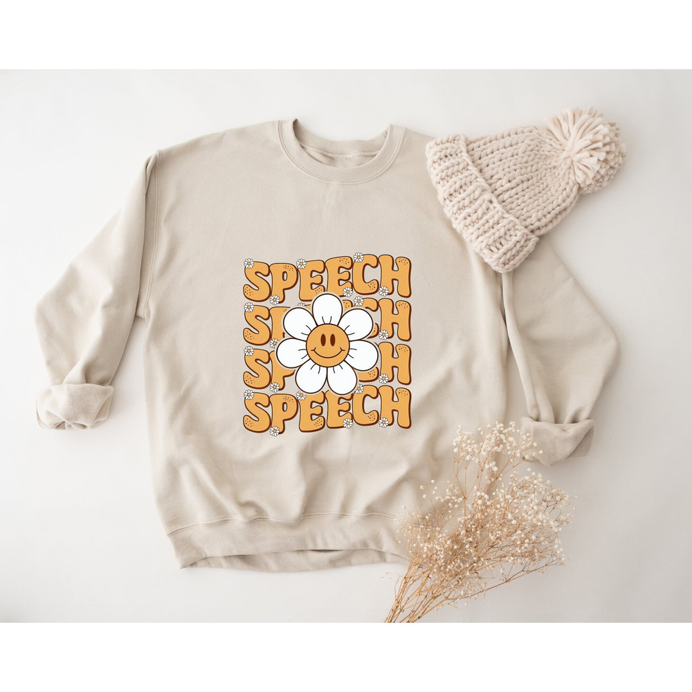 Groovy Speech Sweatshirt, Speech Lightning Bolt, Speech And Language Vibes, SLP Sweatshirts, Speech Therapist Gift, Therapist Sweatshirt.jpg